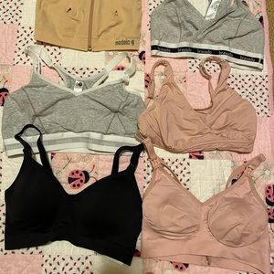Size small (one is size medium bravado pumping bra) nursing  and pumping bras.